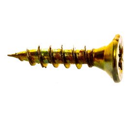 Шуруп, жёлтый цинк Крепежная техника 3,5х16 1000шт 431316 БК 