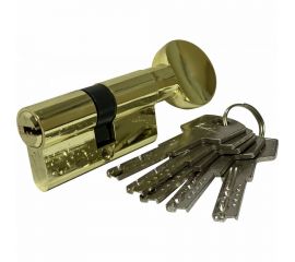 Цилиндровый механизм Вантаж 5 ключей, золото ZС80,40Cx40 РВ 