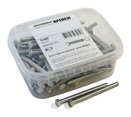 Болт с ш\г Качественный КРЕПЕЖ полная резьба DIN 933 558 5x60 70 шт 0300767 КЧ 