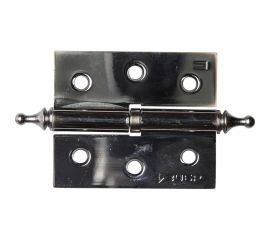 Дверная разъемная петля Зубр Эксперт 1 подшипник цвет хром CP правая с крепежом 75x63x2.5 мм 2 шт. 37605-075-2R 