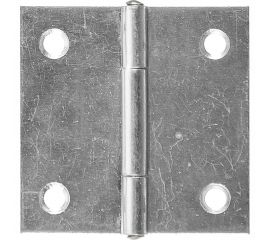 Прямая петля VORMANN 40х40х0,9 мм, оцинкованная, латунный штифт 00503 040 Z 