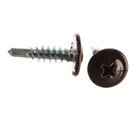 Саморезы с прессшайбой и сверлом по листовому металлу до 2мм Зубр RAL-8017 PH2 4,2х16мм 500шт 300211-42-016-8017 