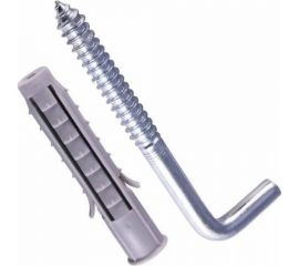 Дюбель с прямым крюком Госкреп 8 подвес 3 шт. 4-0013380 