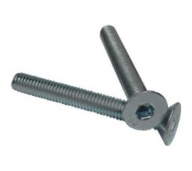 Винт ZAMETAL М8x12, пр. 8.8, с пот. гол., в/ш, DIN 7991, оц., уп. 200 шт. ZA515896 