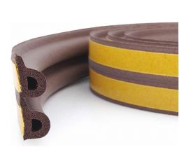 Самоклеящийся уплотнитель Sila P-профиль, 10 м, коричневый В10 SILAPВ10 