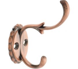 Мебельный крючок KERRON Д66 Ш29 В60, античная медь KR 0111 AC 