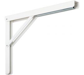 Складной кронштейн VORMANN Multi-Line 200х300х30х1,5 мм, оцинкованный, цвет: белый, 200 кг 00152 300 W 
