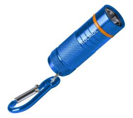 Фонарь брелок КОСМОС 1Вт LED/4xLR44 входят в комплект/корпус анодированный алюминий/карабин, KOC205B 