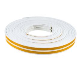 Самоклеящийся уплотнитель Sila Е-профиль, 12 м, белый W12 SILAEW12 