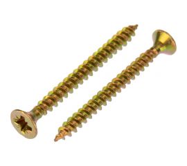 Универсальный саморез KRANZ 3,5x40, желтый цинк, 200 шт. KR-01-3311-006 