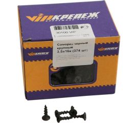 Саморез VIPкрепеж черный 374 шт 30100 VIP 