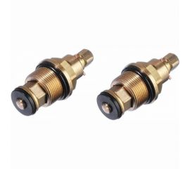 Комплект кран-букс Профсан ПСМ резина M18х1 квадрат 7х7, 2 резьбы, 2 шт в блистере PSM-1297B-181 