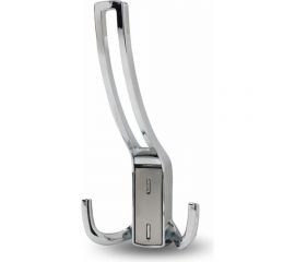 Мебельный крючок JET 397 трехрожковый, замак, хром/браш. никель RZ397Z.003CP.NN99 