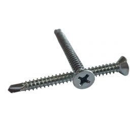 Саморез ZAMETAL 4,2х50 со сверлом и потайной головкой, DIN 7504Р, оц., 250 шт ZA082303 