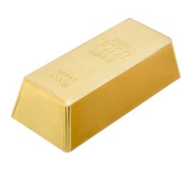 Стопор для дверей VORTEX Золотой слиток 16,5х8х4,5 см пластик 26018 
