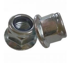 Самоконтрящаяся гайка ZAMETAL с фланцем, нейлон, М12 пр. 8.0, DIN 6926, оц. 200 шт. ZA518583 