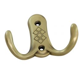 Мебельный крючок KERRON Д60 Ш80 В20, античная бронза KR 0211 MAB 