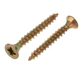 Универсальный саморез KRANZ 3x25, желтый цинк, 200 шт. KR-01-3311-012 