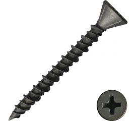 Cаморез для крепления гвл-листов Daxmer 3,9x35 1000 шт., фосфатированный 331295 