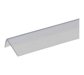 Равнополочный уголок GRACE пвх, 20x20 мм, 2,7 м, прозрачный УТ000034230 