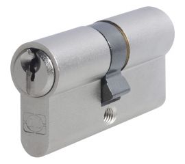 Цилиндр DOORLOCK DL Standard 30x30 мм PN матовый никель 3 ключа 72030 