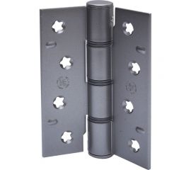 Барная пружинная петля одинарного действия ALDEGHI LUIGI SPA 101х80х30/17 мм, цвет: матовый хром, к-т: 2 шт + монтажный набор 88CS403 