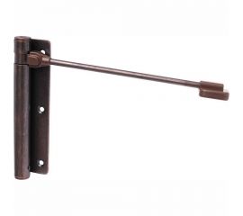 Дверной доводчик ALDEGHI LUIGI SPA левый, 170х39х225 мм, цвет: бронза, к-т: 1 шт + ключ с декоративными шурупами 114AB170S 