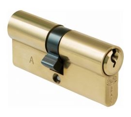 Цилиндровый механизм Amig полированная латунь, 30x30, ключ/ключ 9500-60 