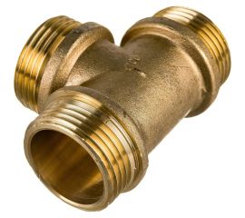 Тройник Гроссис (латунь) НР 1" 0730336 