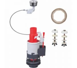 Сливной механизм Wirquin MW2 для бачка унитаза, двухрежимный, тросиковый 10717562 