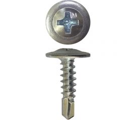 Саморез с прессшайбой Daxmer пшс 4,2x16 цинк, 15 кг, усиленный, сверло 394674 