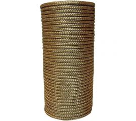 Базальтовый шнур BASFIBER диаметр 6 мм, длина 25 м, огнеупорный, 700C, уплотнительный Шнур 6-25 