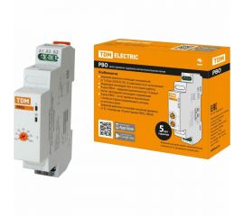 Реле времени TDM РВО2-ВКЛ-0,6с/60сек-8А-24/230В-DIN зад.вкл., 0,6с-60сек, 24-230В AC/DC SQ1503-0028 