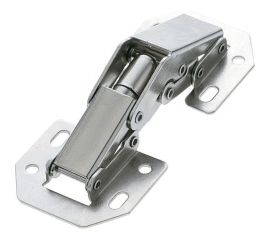 Автоматическая накладная петля с шурупами Amig никель 15-75 