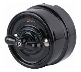 Переключатель одноклавишный W5612008 WERKEL черный Ретро a051454 