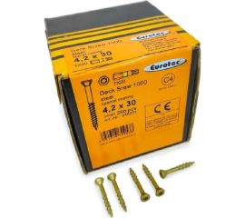 Саморезы Eurotec Deck Srew 1000 4.2x30 TX20, потай, 250 шт. 945201 