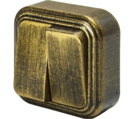 2-клавишный выключатель SVET VA 56-232-Черная Бронза открытой установки EV0316-0008 