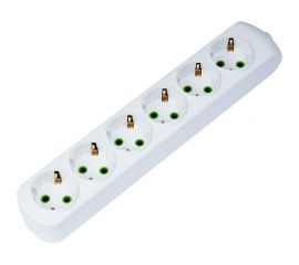 Колодка Lezard LETITIA с заземлением 6 входов 721-0600-601 