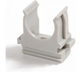 Безгалогенная HF атмосферостойкая крепеж-клипса для труб Промрукав серая, д50 PR13.0349 