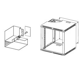 Задняя стенка к шкафу ЦМО в комплекте, с крепежом А-ШРН-15 
