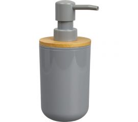 Дозатор для жидкого мыла Аквалиния Gray пластик, бамбук PS0112FA-LD 
