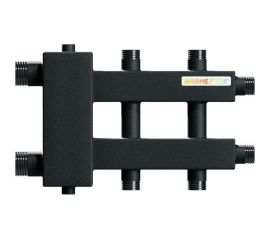 Коллектор Warme с гидрострелкой компактный на 3 контура WKD.R.60.K.1+1+1 