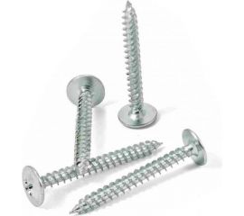 Саморез КВАДРА пресс-шайба, острый конец, 4.2x51, цинк, кор. 50 шт. 420511005020 