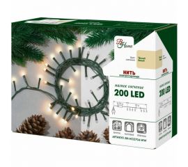 Электрогирлянда B&H Нить, 15 м, 200 теплых белых матовых светодиодов BH-HO2704-WW 