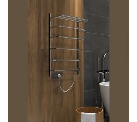 Полотенцесушитель INDIGO Hit (electro) 80/50 (скрытый монтаж, универсальное подключение R/L, полированный) LHE80-50R 