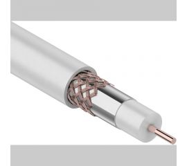 Кабель RG-6U+CU, 75%, 75 Ом, 100м, белый REXANT 01-2223 
