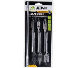 Набор сверл (6 шт; 10-25 мм; удлинитель 300 мм) Ultima 113076 