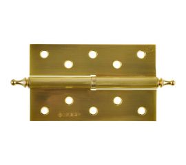 Дверная разъемная петля Зубр Эксперт 1 подшипник цвет матовая латунь SB левая с крепежом 125x75x2.5 мм 2 шт. 37605-125-3L 