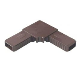 Соединительный уголок под профиль Агат крыло, коричневый 4017.05 