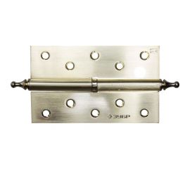 Дверная разъемная петля Зубр Эксперт 1 подшипник цвет матовая латунь SB правая с крепежом 125x75x2.5 мм 2 шт. 37605-125-3R 